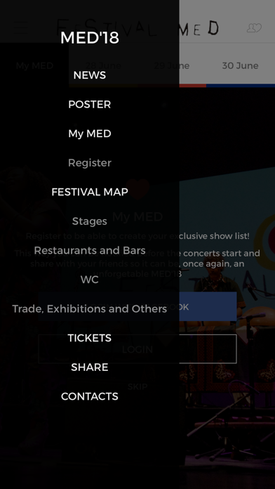 How to cancel & delete Festival MED from iphone & ipad 2