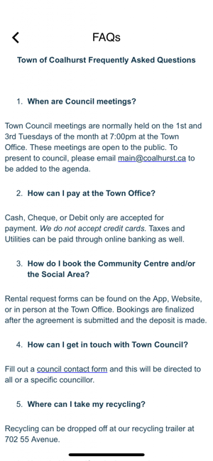 Town of Coalhurst Mobile App(圖4)-速報App