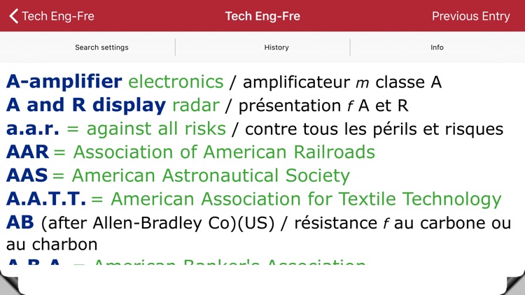 Dictionary Engineering FR-EN screenshot-3