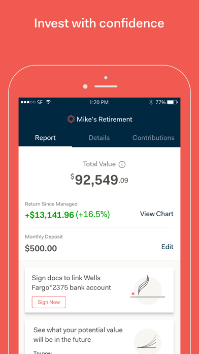 How to cancel & delete SigFig Wealth Management from iphone & ipad 3