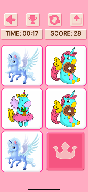 Princess Unicorn Memory Games(圖3)-速報App