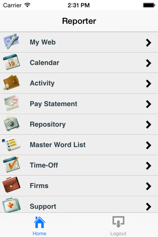 CalDep Web Application screenshot 4