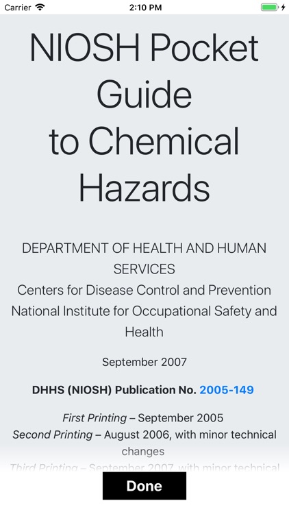 NIOSH Mobile Pocket Guide screenshot-4