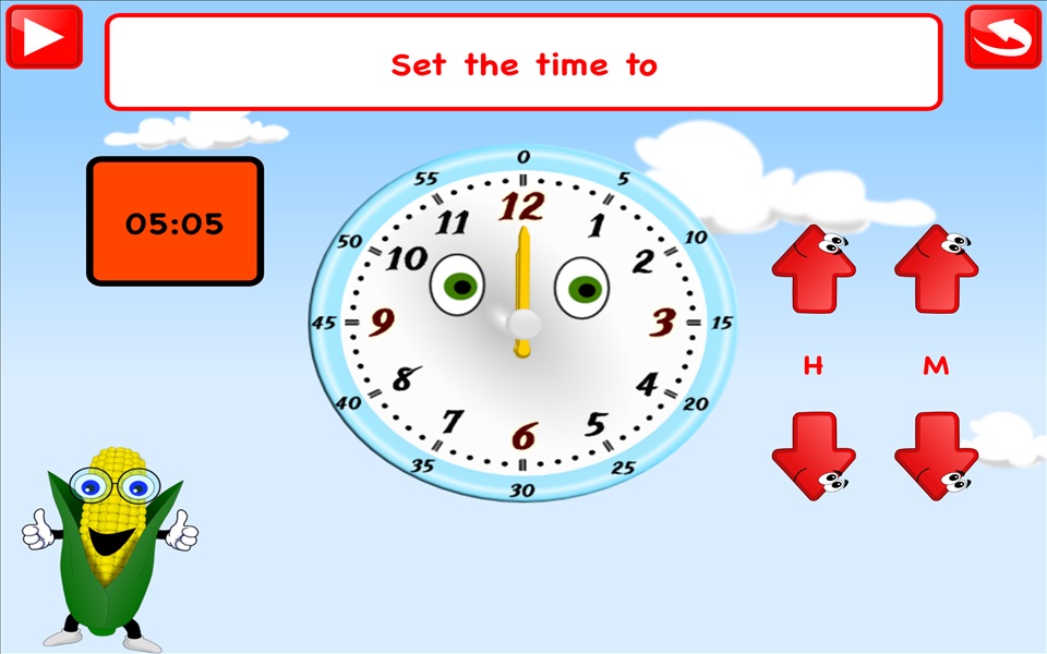 Telling Time Clock learn Lite screenshot 2