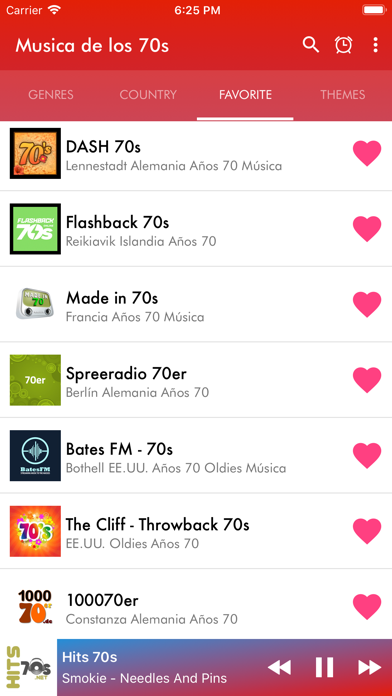 Musica de los 70s Radio screenshot 3