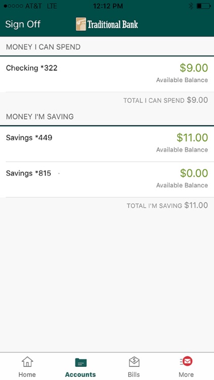 Traditional Bank Mobile