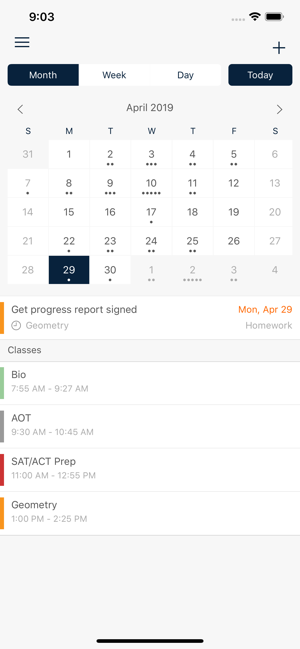 myhomework student planner on the app store college planner app