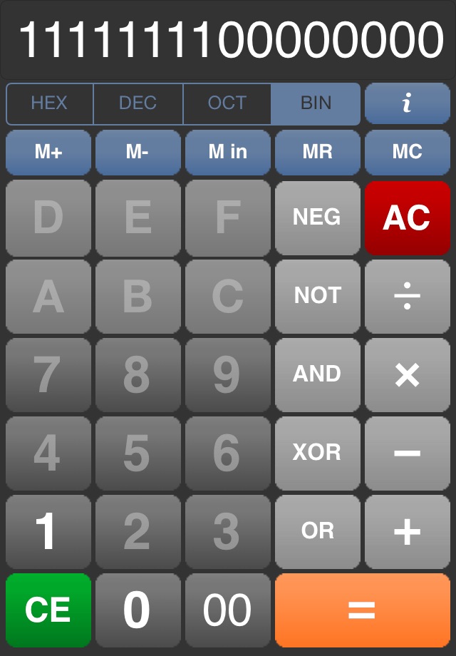 CP HexCalc screenshot 2