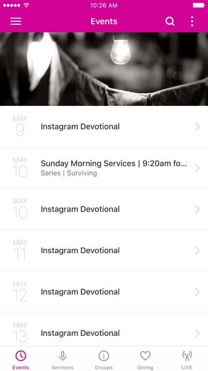 LIFE church app
