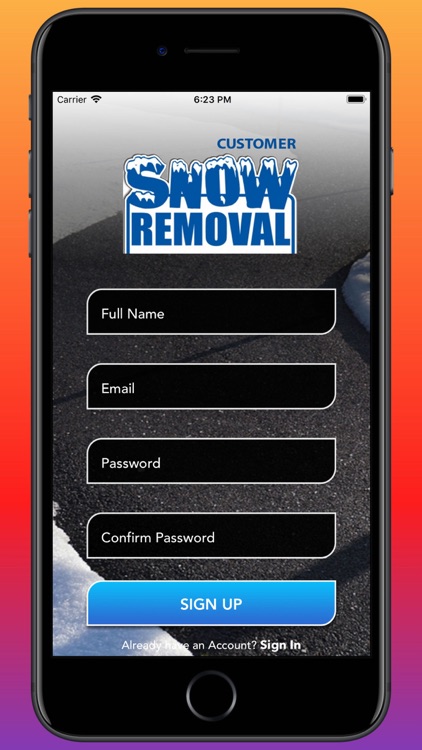 Snow Removal Customer