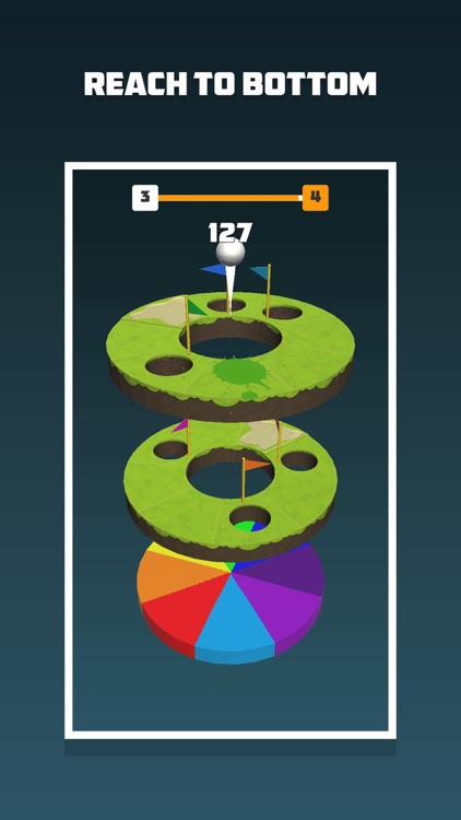 Helix Golf Jump screenshot-3