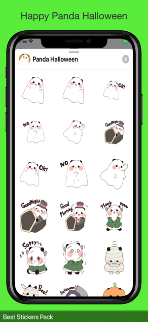 Panda Halloween Stickers(圖6)-速報App