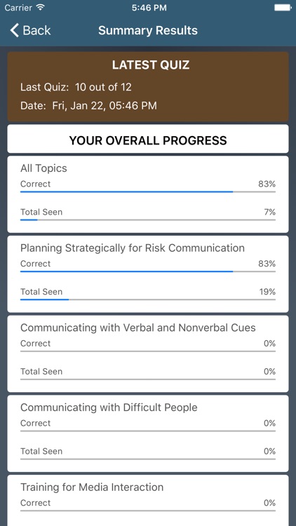 Risk Communication Flash Cards screenshot-4