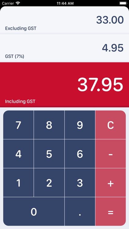 Singaporean GST Calculator screenshot-3