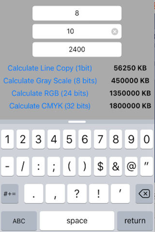 Pre-Press File Size - náhled