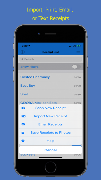 Shoebox Receipts screenshot 4