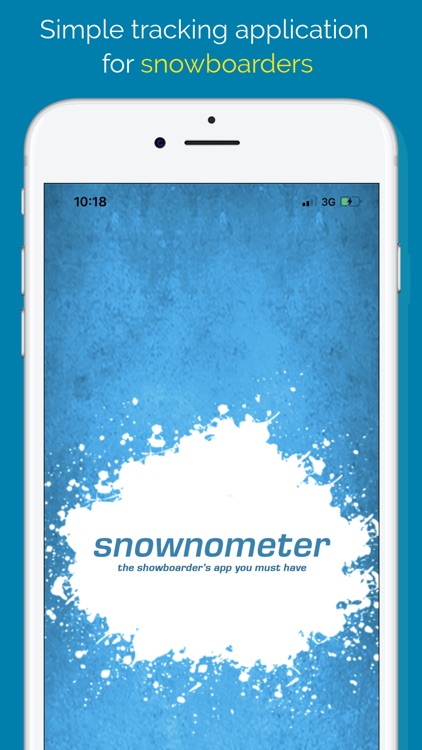 Snownometer: snowboard tracker