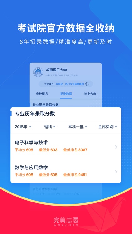 完美志愿-高考志愿填报工具