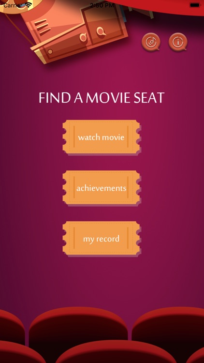 Find a movie seat