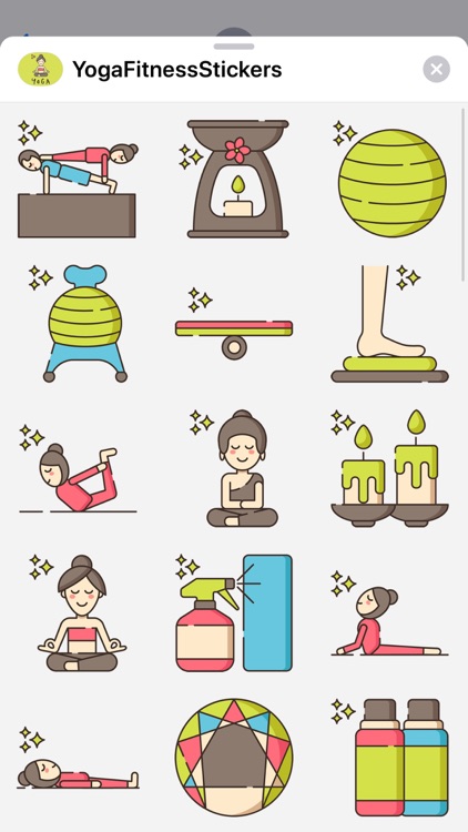 Yoga & Fitness Stickers