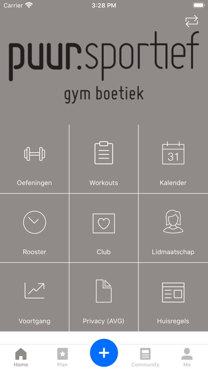 PUUR sportief Gym boetiek