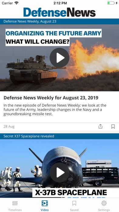 Defense News screenshot 2