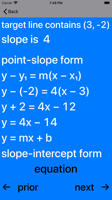 How to cancel & delete AStraightLine Line Equations from iphone & ipad 4