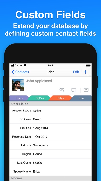 Contacts Journal CRM