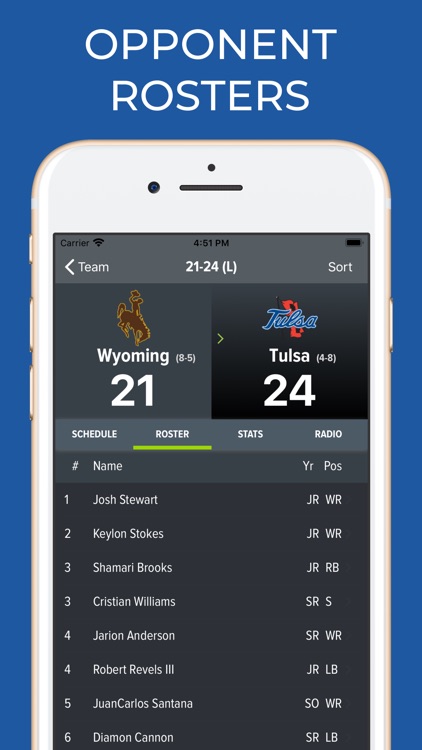Wyoming Football Schedules screenshot-8