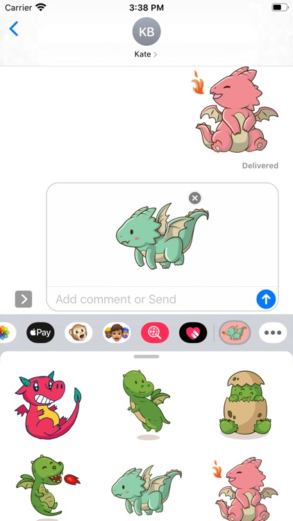 Baby Dragon Stickers