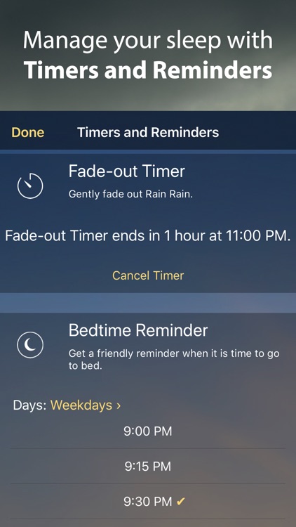 Rain Rain Sleep Sounds screenshot-3