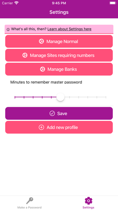 Webful PasswordMaker screenshot 3