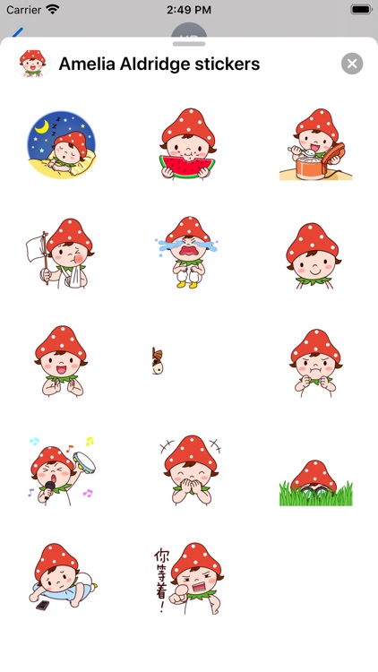Amelia Aldridge stickers