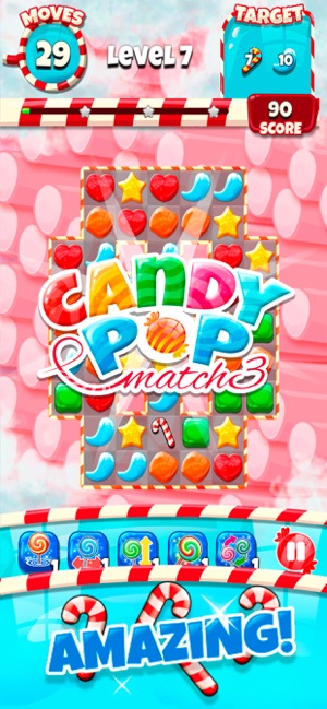 Candy Pop - Match 3 Jam(圖3)-速報App