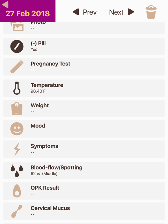 My Days - Period & Ovulation ™ screenshot