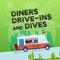 This app shows all the places that were visited on the Food Network show called "Diners, Drive-Ins, and Dives