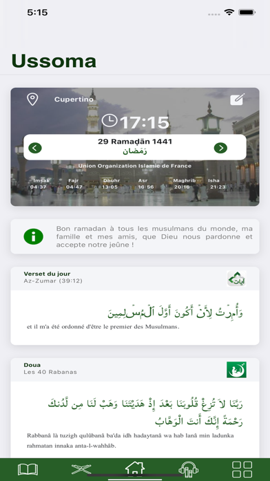 How to cancel & delete Ussoma - Coran (Islam) from iphone & ipad 1