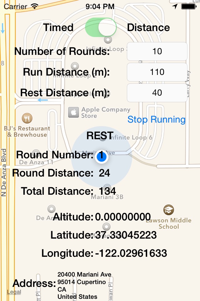 Distance Interval Trainer screenshot 3