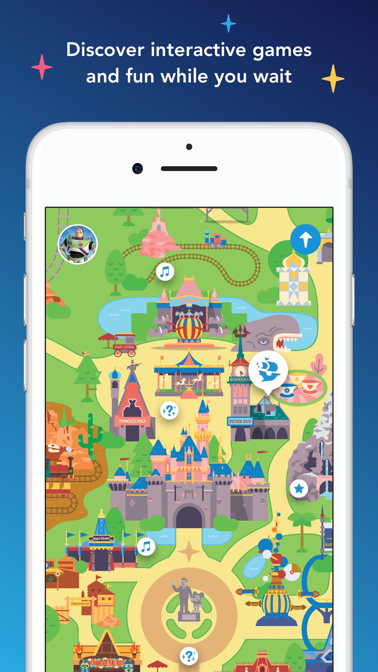 Screenshot do app Play Disney Parks