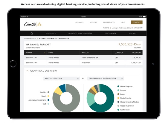 Coutts Mobile screenshot 2