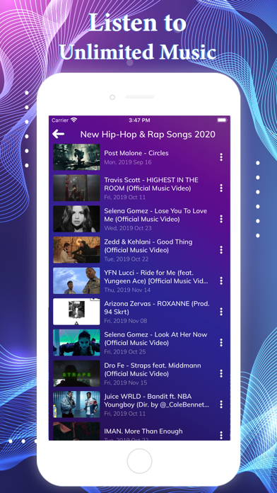 iMusic - Play Tube Video Music screenshot 2