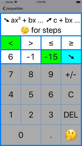 Game screenshot Quadratic Inequalities mod apk