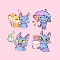 Cute Bat stickers sur PC