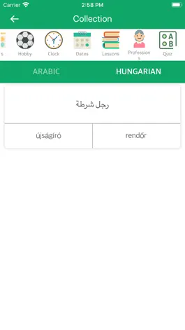 Game screenshot Arabic Hungarian Dictionary hack