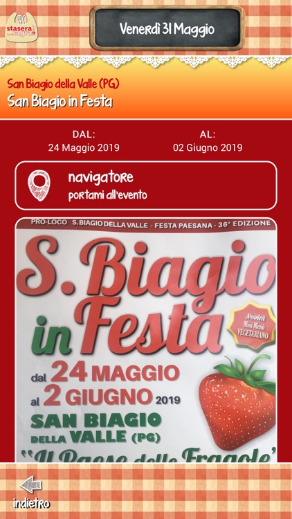 Stasera Sagra