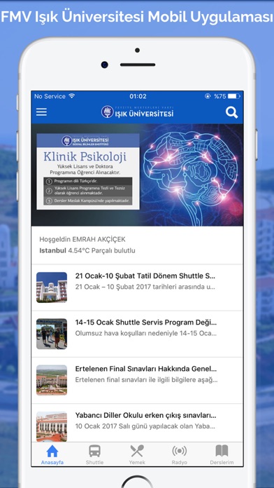 FMV Işık Üniversitesi Mobilのおすすめ画像1