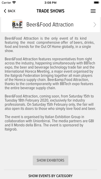 How to cancel & delete Beer Attraction - BBTech expo from iphone & ipad 4