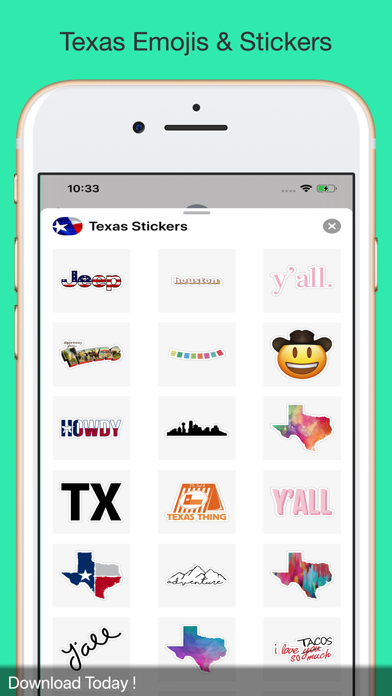 Texas Sticker screenshot 2