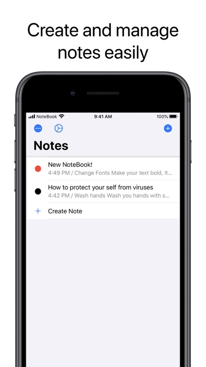 NoteBook -a note app