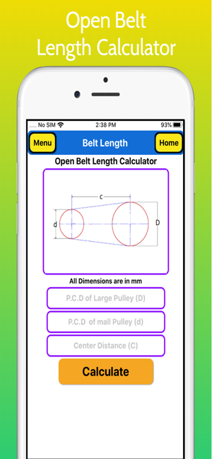 Belt Length Calculator Pro(圖2)-速報App